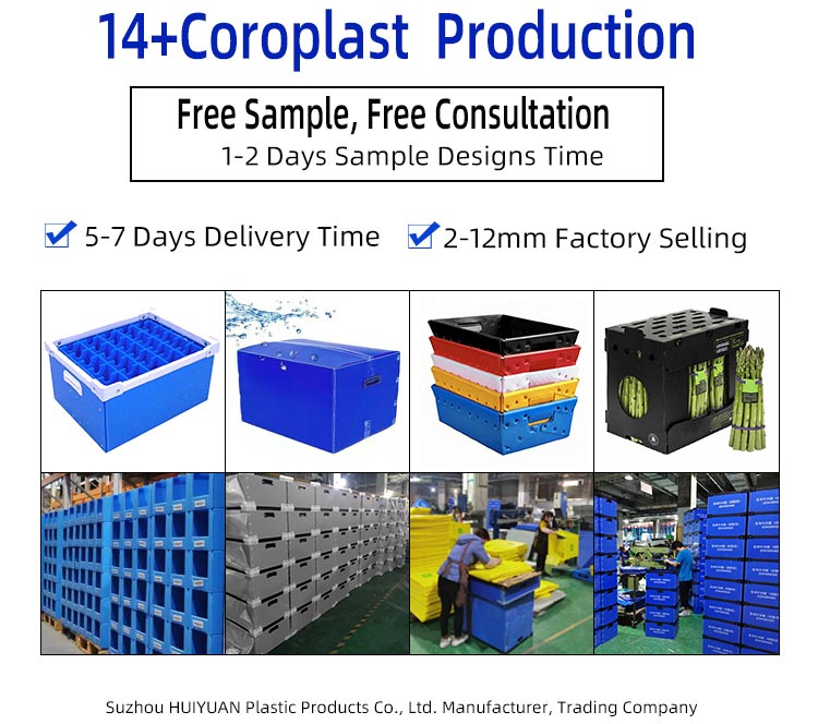 Custom Correxed Stackable Clothing Pick Bins Plastic Warehouse Storage Picking Bins