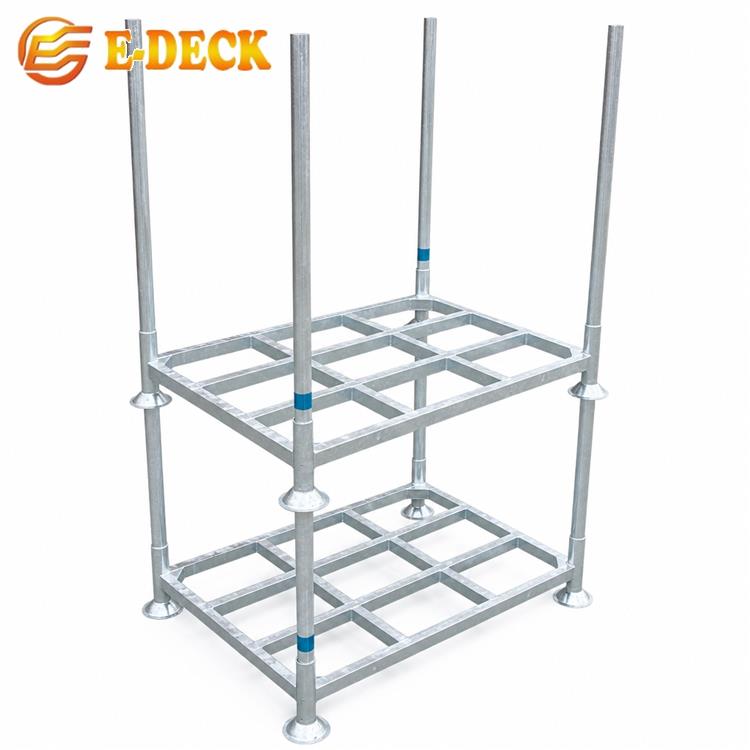 Steel Stacking Storage Detachable Industrial Fabric Roll Galvanized Pallet Racks