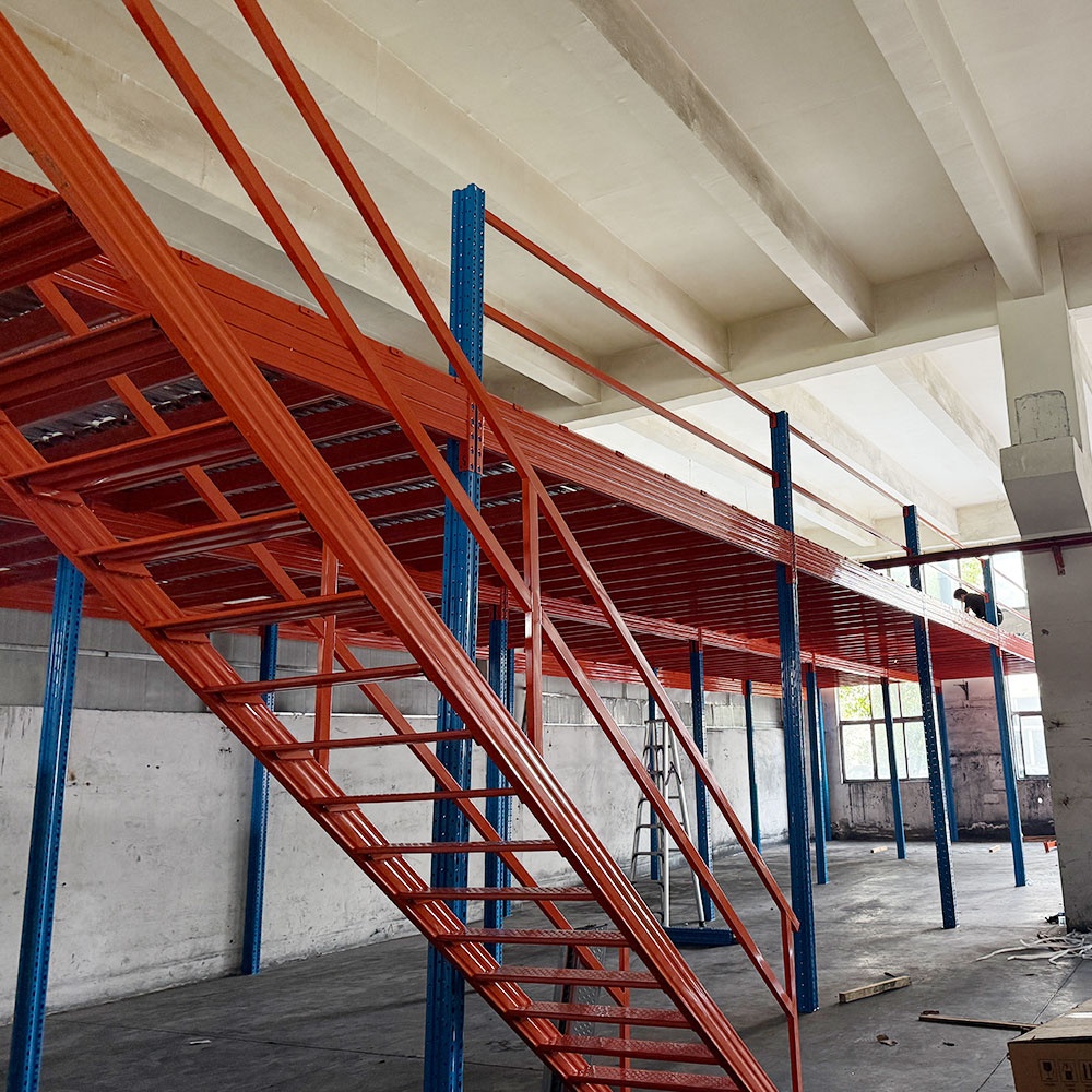 Customized Steel Heavy Duty Modular Corrosion Protected Adjustable Mezzanine Platform Warehouse Storage Rack Multi-Level System