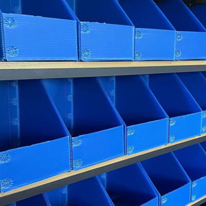 Shelving Organize Heavy Fasteners Plastic Stackable Shelf Storage Bins