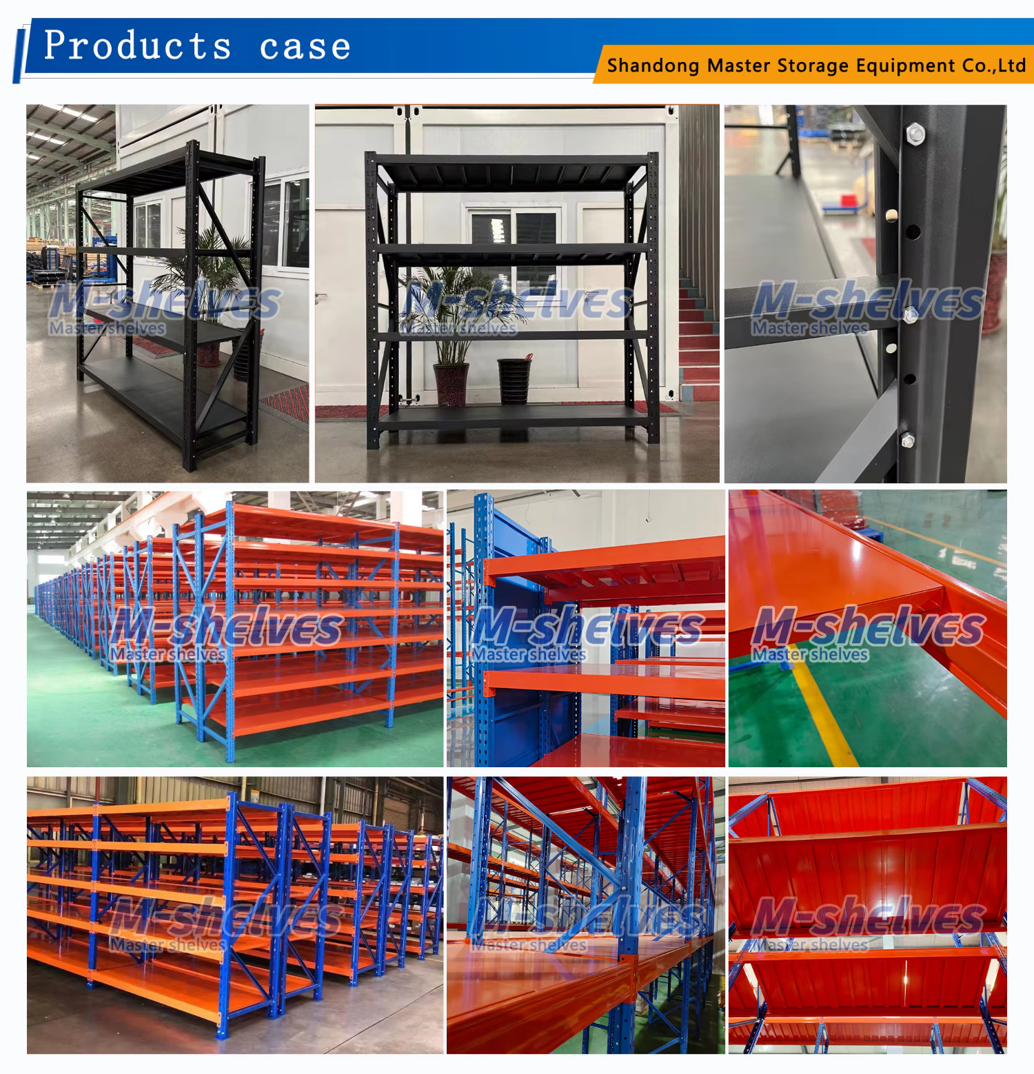 Heavy Duty Warehouse Shelving System Long Span Metal Shelf Stackable Storage Rack for Large Goods Warehouse