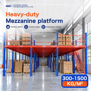 Steel Mezzanine Warehouse Storage System Heavy Duty Platform