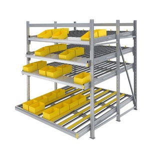 Customized FIFO Roller Racking Dynamic Storage Rack Carton Flow Rack