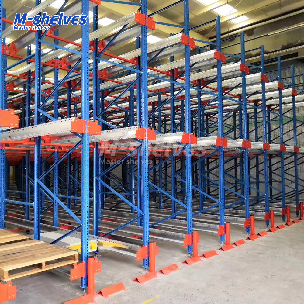 Automated Warehouse Radio Shuttle Pallet Racking System Adjustable Heavy Duty Pallet Rack High-Density Storage Shuttle Rack CE