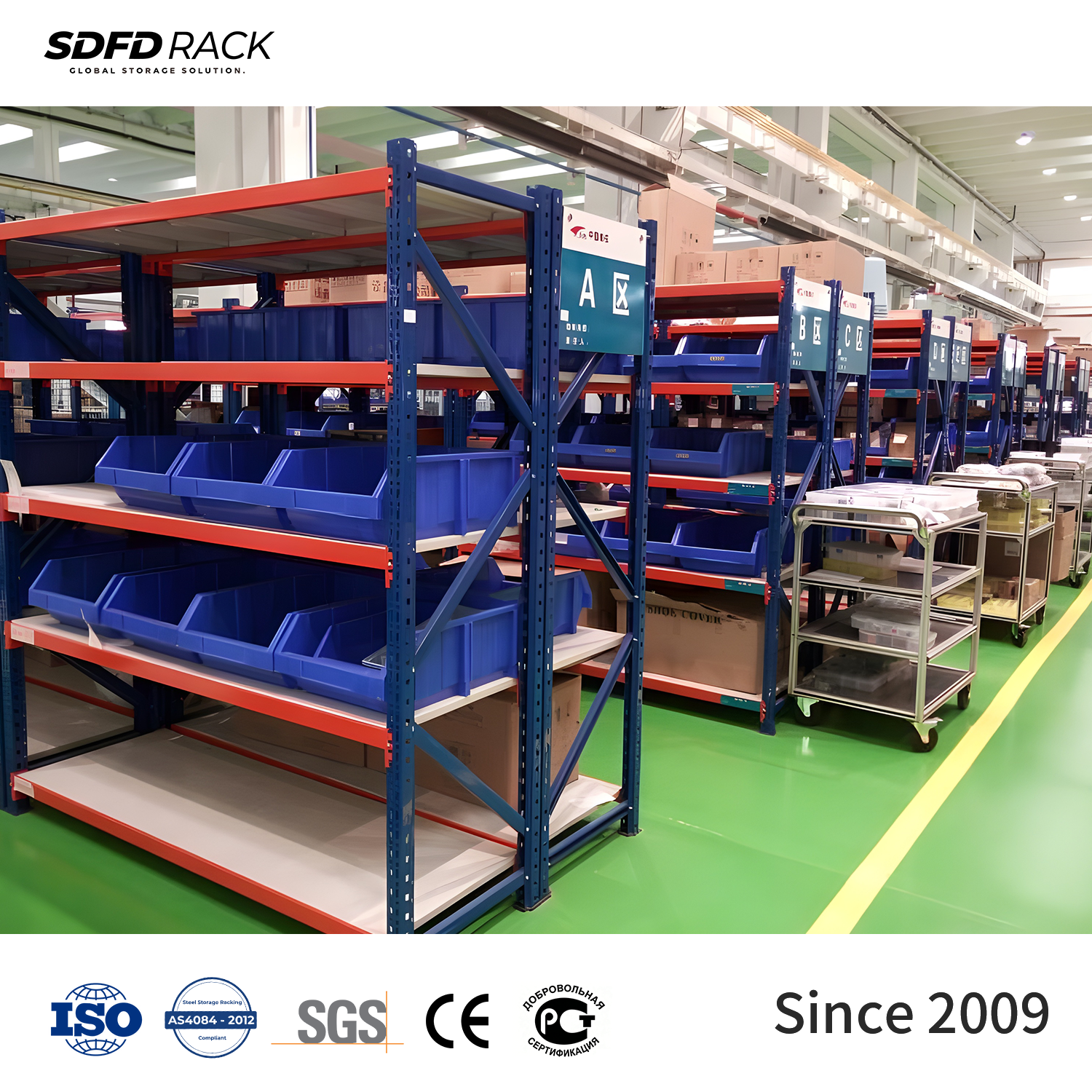Large Wholesale Adjustable 500kg/Layer Steel Heavy Duty Pallet Rack Industrial Racking System For Spare Parts Warehouse Storage