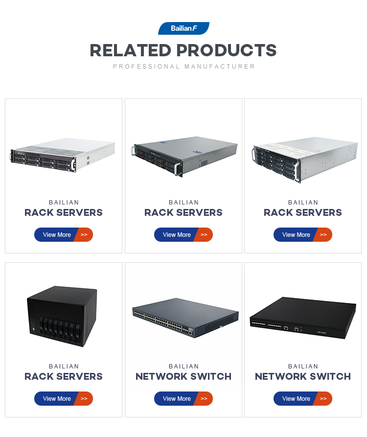 High-Performance 4U24-Bay Rack Server Customizable Itx IPTV Storage Chassis 1300W Redundant Power Low Price Xeon E5 8C 2.4GHz