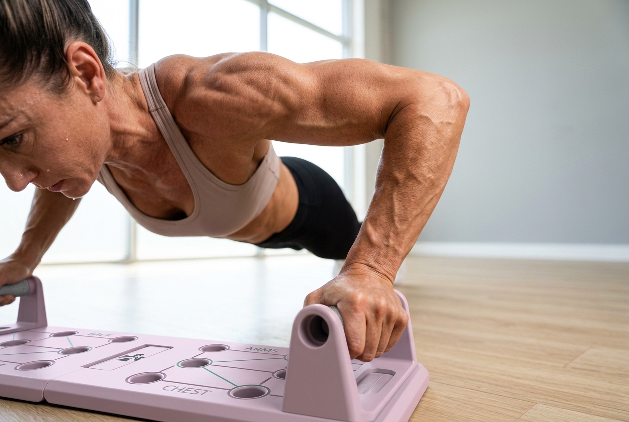 High Performance Portable Purple Non-slip Push Up Rack for Professional Body Shaping Home Fitness Strength Training