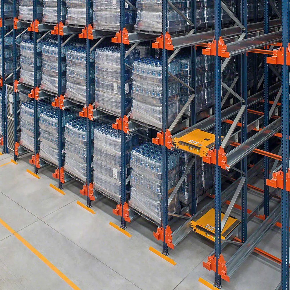 Free Labor Control Robotics Radio Pallet Shuttle Racking System With CE Certificate