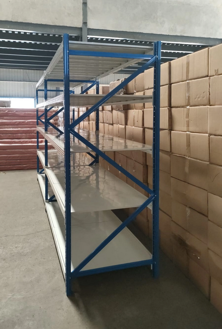 OEM Heavy-Duty Single Size Steel Metal Storage Shelf Adjustable Cantilever Rack for Warehouse Factory Durable Pallet-Packed