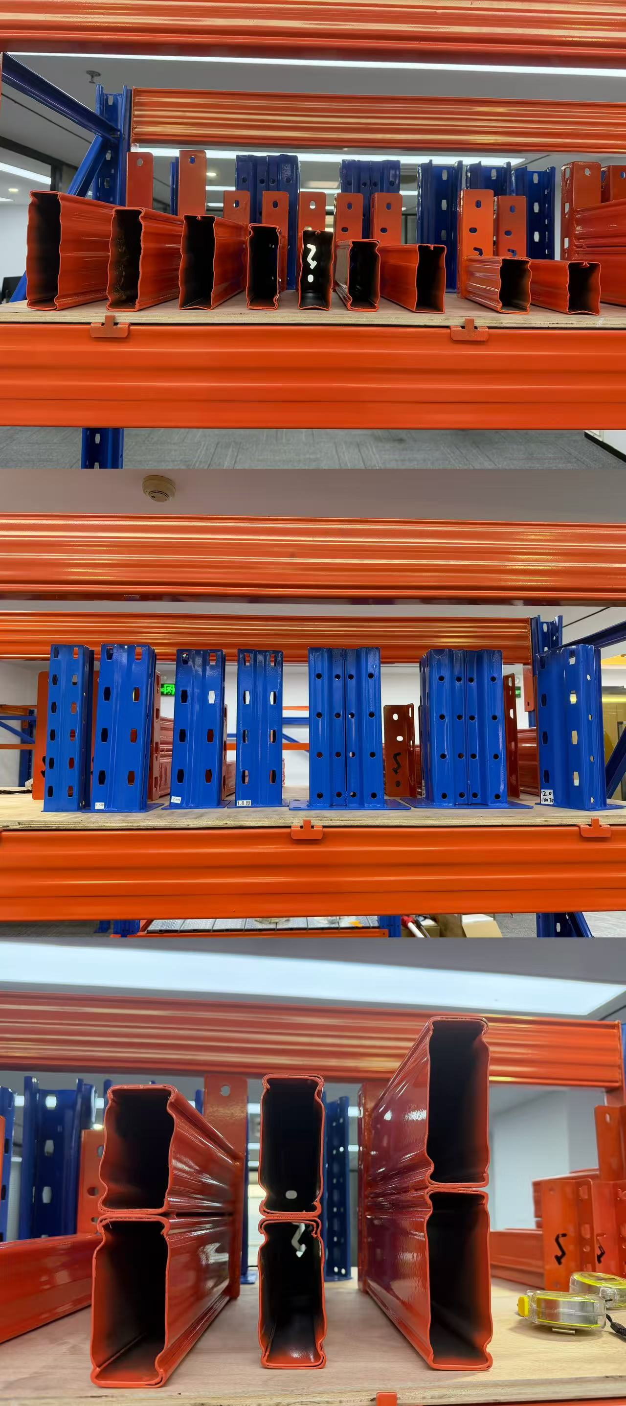 Steel Metal 5 Layer Heavy Duty Durable Adjustable Powder Coated Warehouse Logistics Centre Shelf Rack Heavy Beam Shelving