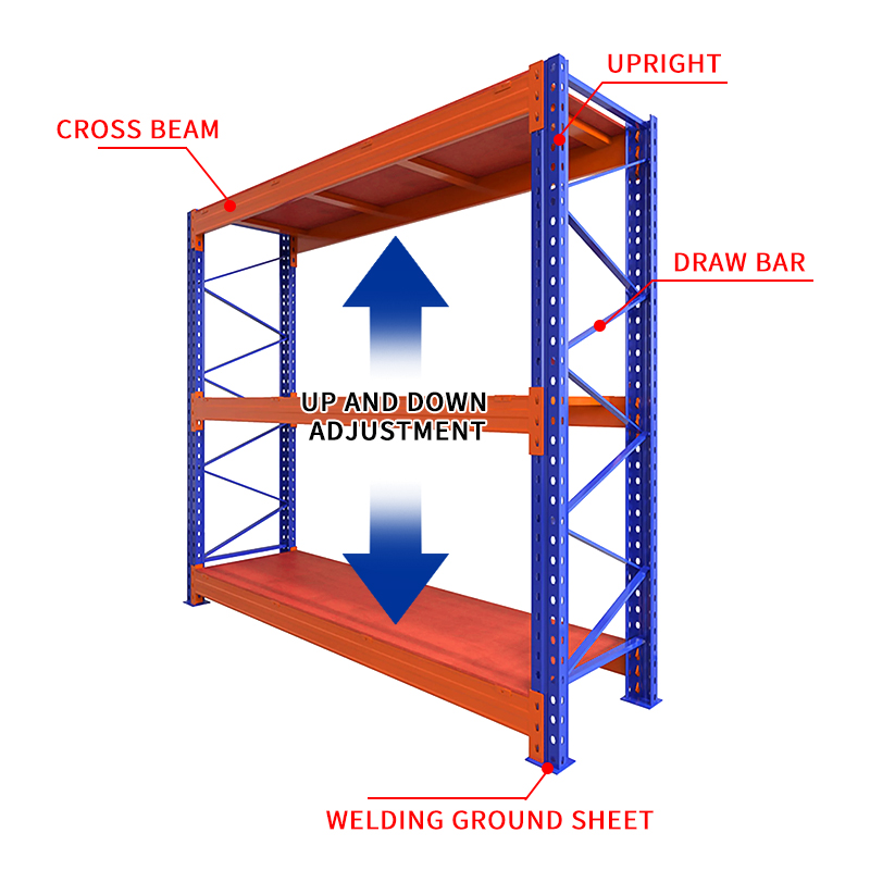 200KG Steel Boltless Adjustable Cantilevered Warehouse Racks with Carton Storage Corrosion Protection CE Certified Powder Coated