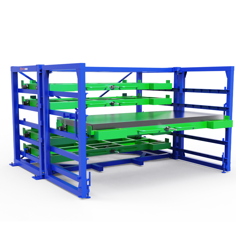 Stacking Racks Shelves Heavy Duty Steel Sheet Metal Drawer Type Storage System with Pallet Racking Warehouse Shelving Unit