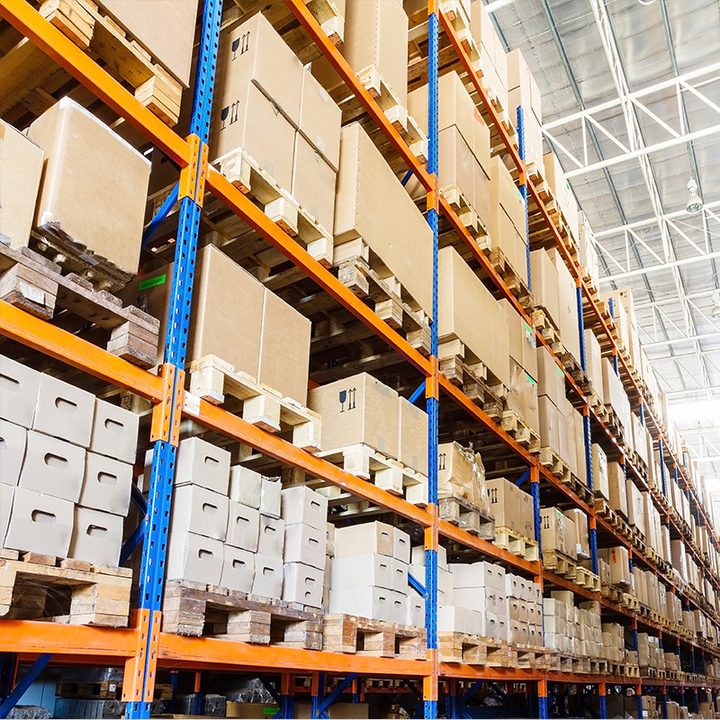 Heavy-Duty Industrial Selective Pallet Rack System Efficient Adjustable Warehouse Racking Bolt Structure for Storage Stacking