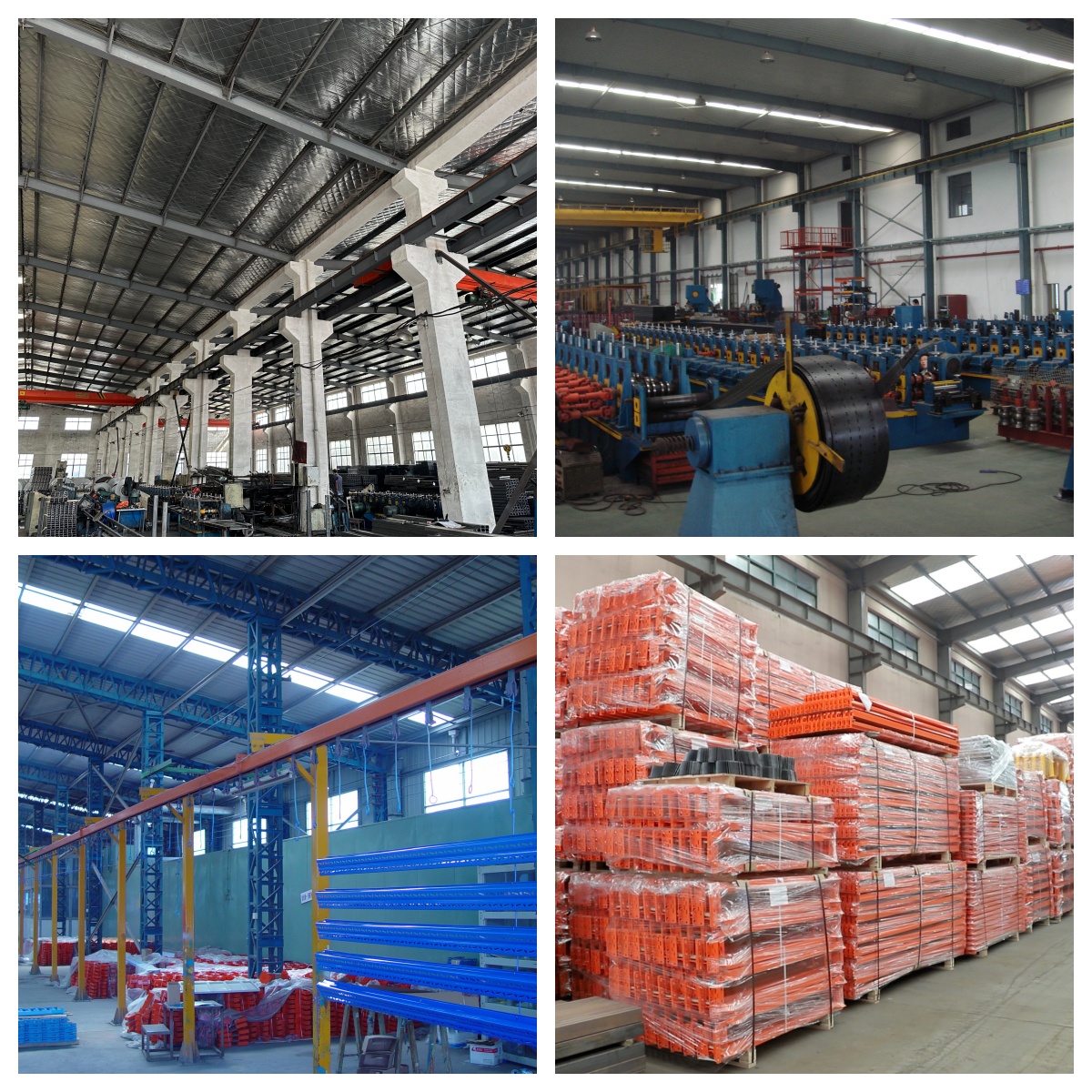 OEM ODM Factory Supply Heavy Duty Storage Pallet Racking Live Heavy Rack System Selective Warehouse Stacking Shelving
