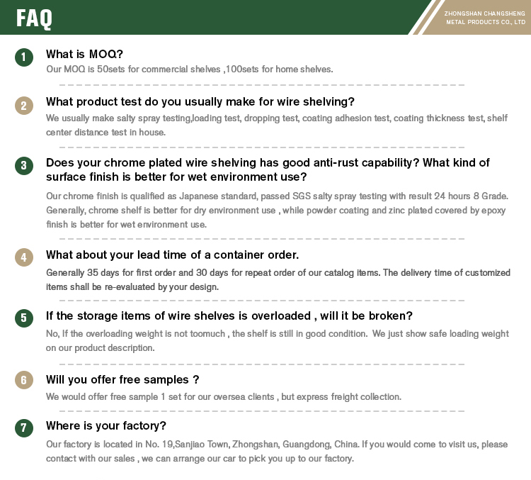 Commercial Storage Shelves FAQ