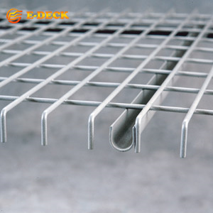 Custom Warehouse Storage Shelves U Channel Wire Mesh Decking For Pallet Racking System
