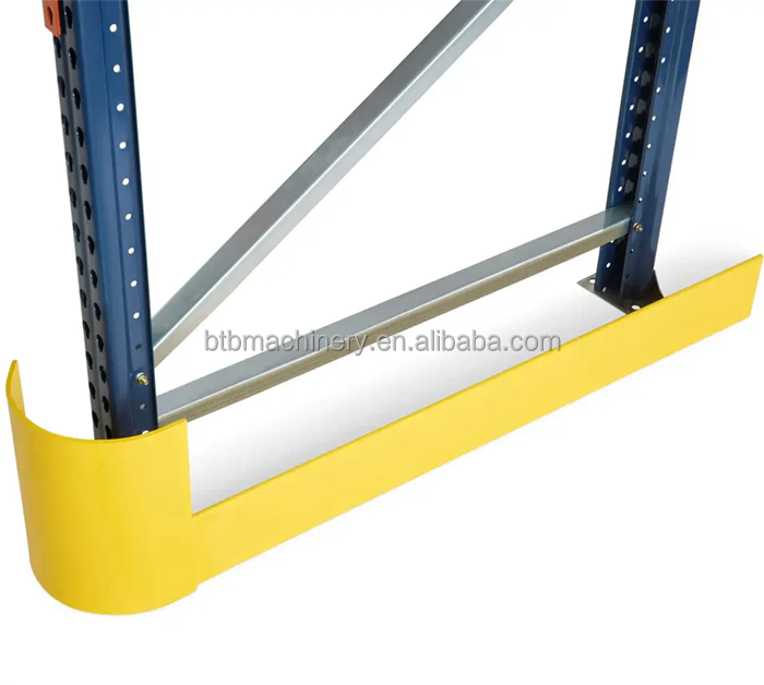 BTB RG Industrial Durable Steel Selective Pallet Rack Economical Powder Coated Single Sided ISO9001 Certified Yellow Storage