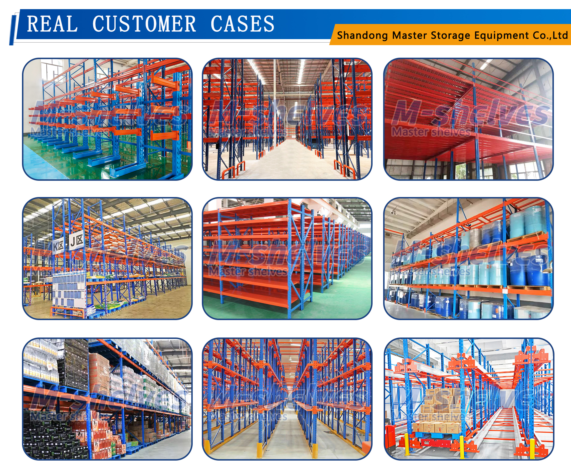 Automated Warehouse Radio Shuttle Pallet Racking System Adjustable Heavy Duty Pallet Rack High-Density Storage Shuttle Rack CE