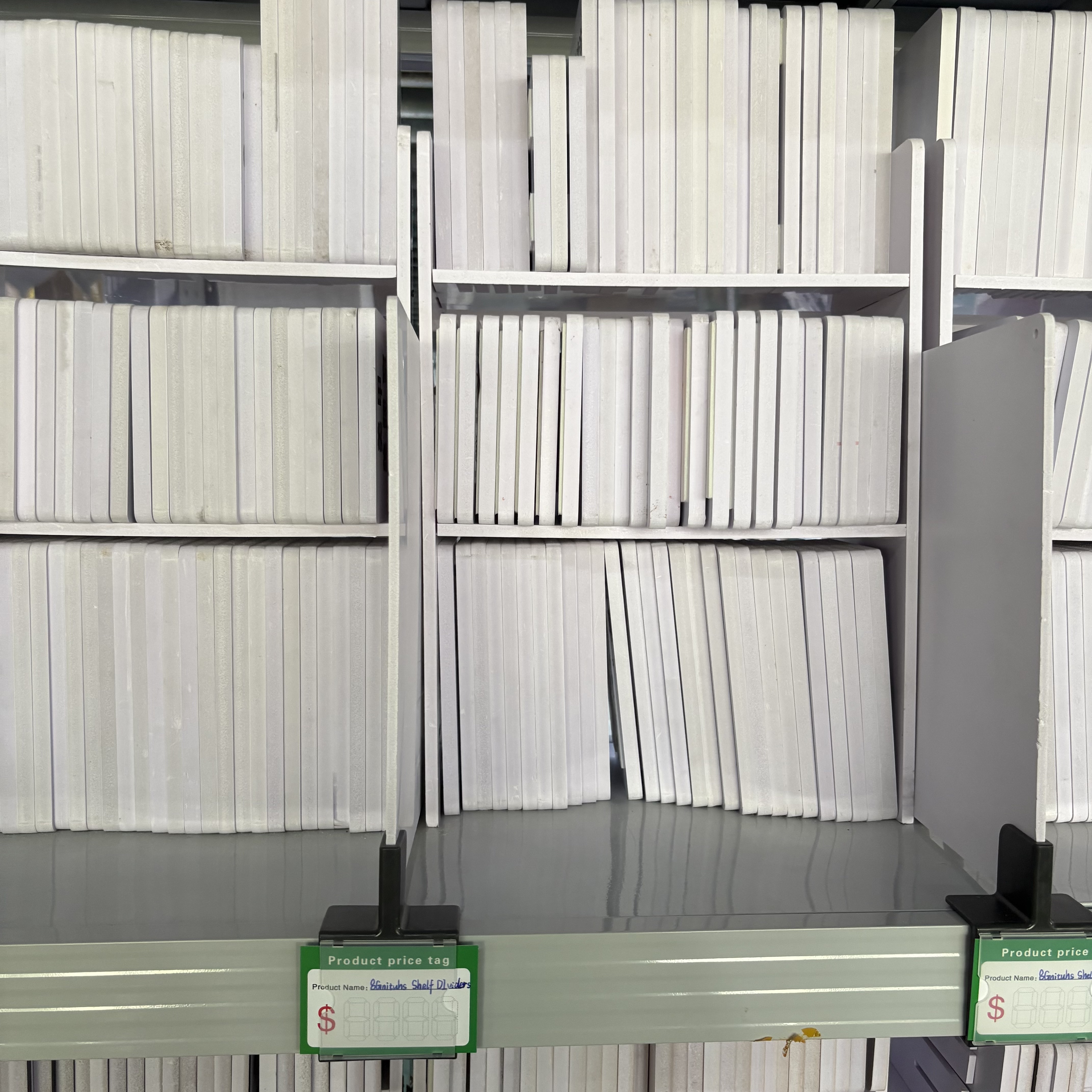 Warehouse separation rack