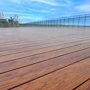 Anti-Crack Outdoor Timber Decking, UV Resistant And Waterproof Deck Boards For pool Deck Flooring