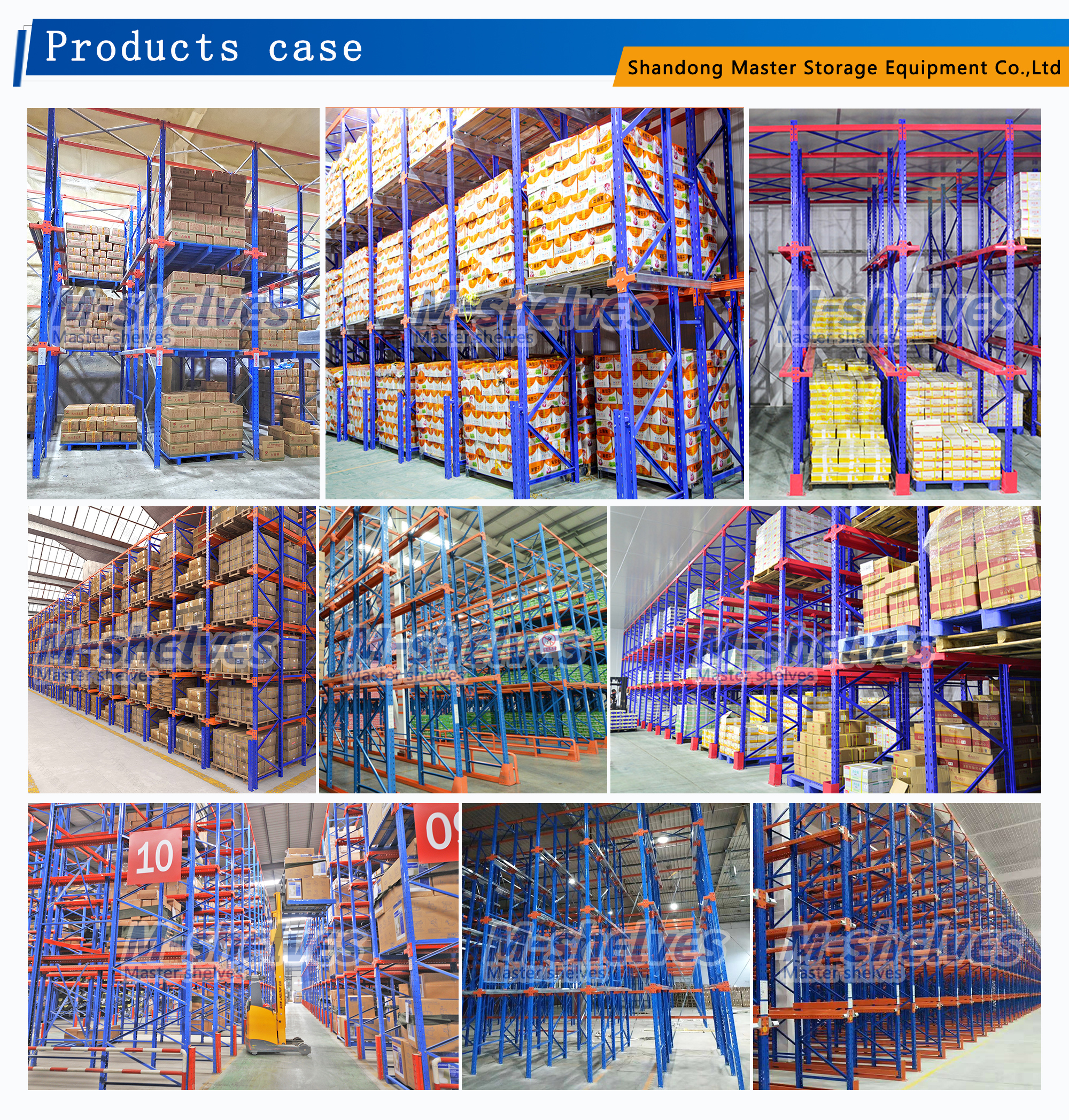 Large Scale E-Commerce Logistics Warehouse Pallet Racking System Customized High Load Industrial Conventional Heavy Duty Rack