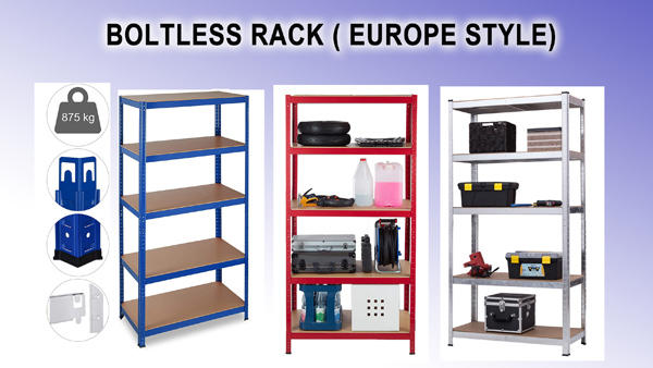 5 Tier Boltless Shelving System