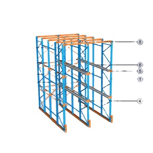 Drive In High Bay Warehouse Pallet Racking Doha