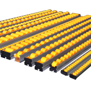 PE ABS Roller Track Carton Flow Gravity Channels