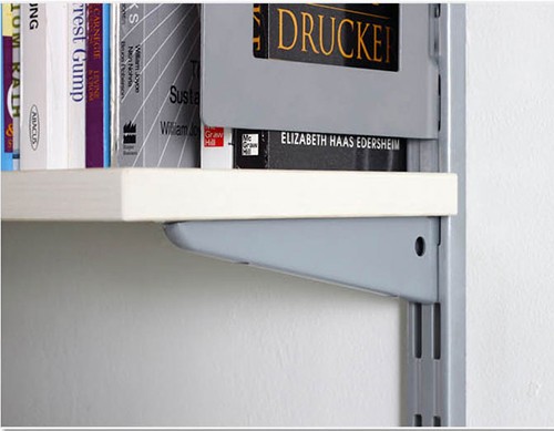 Rivet boltless storage family wall shelf