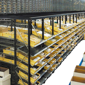Customized Light Duty Carbon Steel Corrosion Protection Carton Flow Racking System Electrostatic Powder Coating 3 Layers Racks
