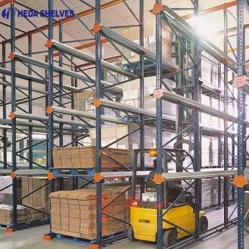 Drive-in racking system for high density paper storage