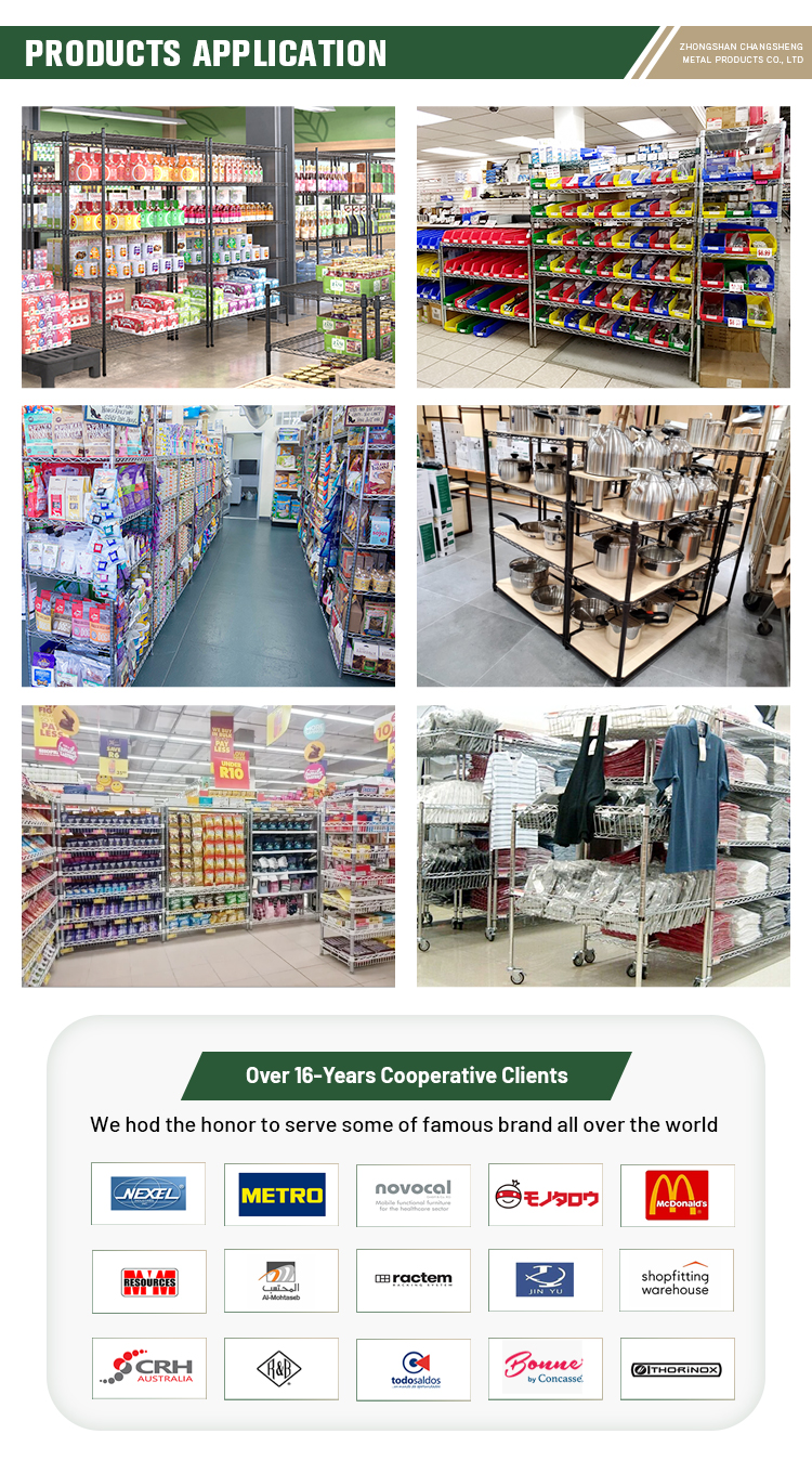 Cold Room Wire Shelf Application