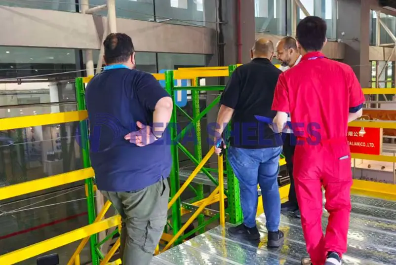 Guangzhou Heda Shelves engineering consultation and warehouse racking factory inspection