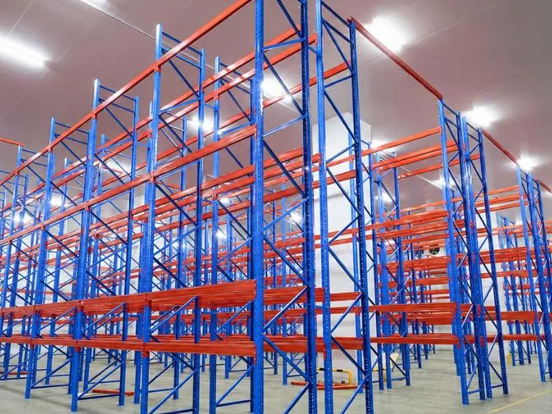 Cold storage and freezer warehouse racking