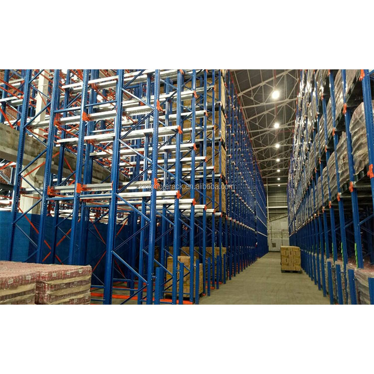 Drive-in Racking System FILO Warehouse Storage Van High Density Pallet Racking System Heavy Duty Racks