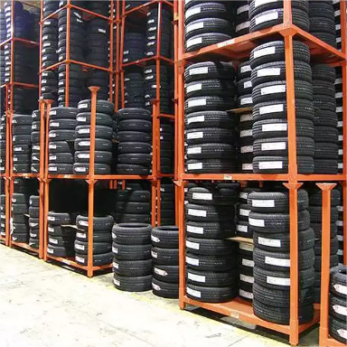 Customized Warehouse Heavy Duty Steel Stacking Pallet Fabric Store Rack for Rolled Cabinet Fabric