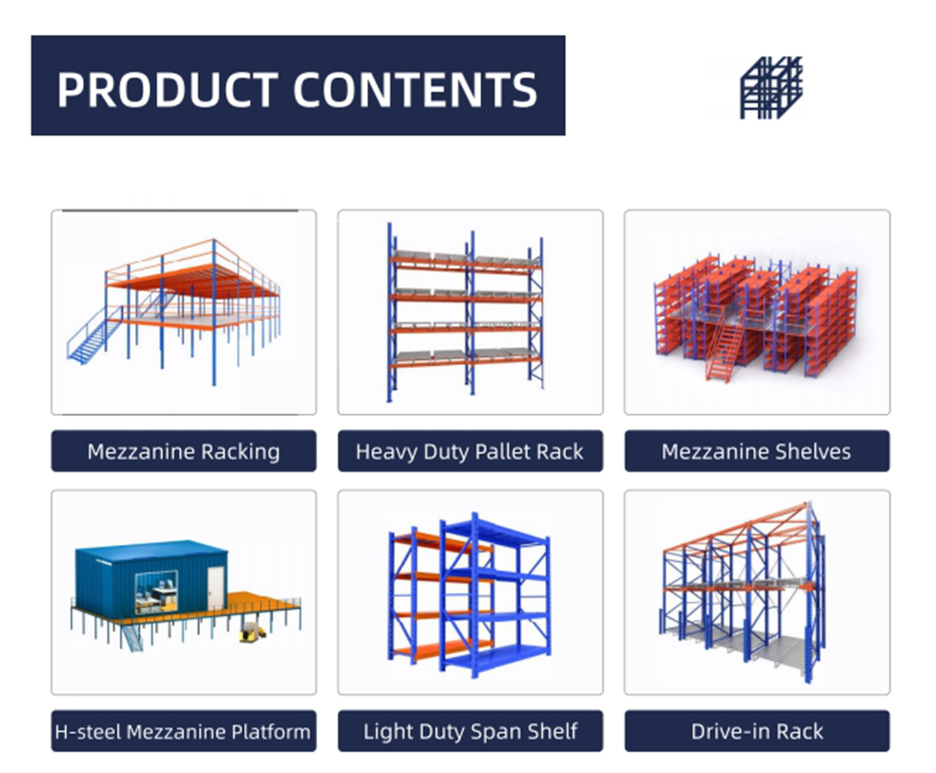 Warehouse storage product view
