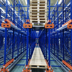 Free Labor Control Robotics Radio Pallet Shuttle Racking System With CE