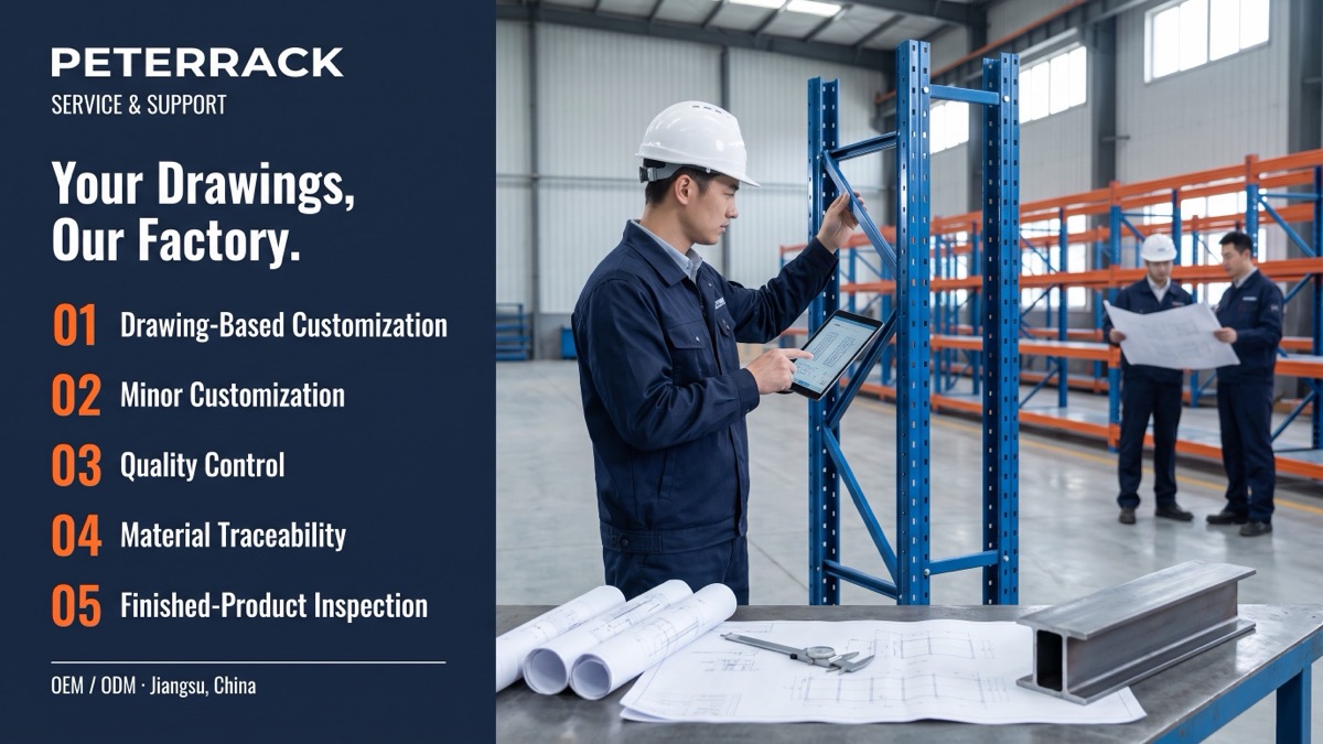 OEM and Custom Warehouse Storage System Capabilities