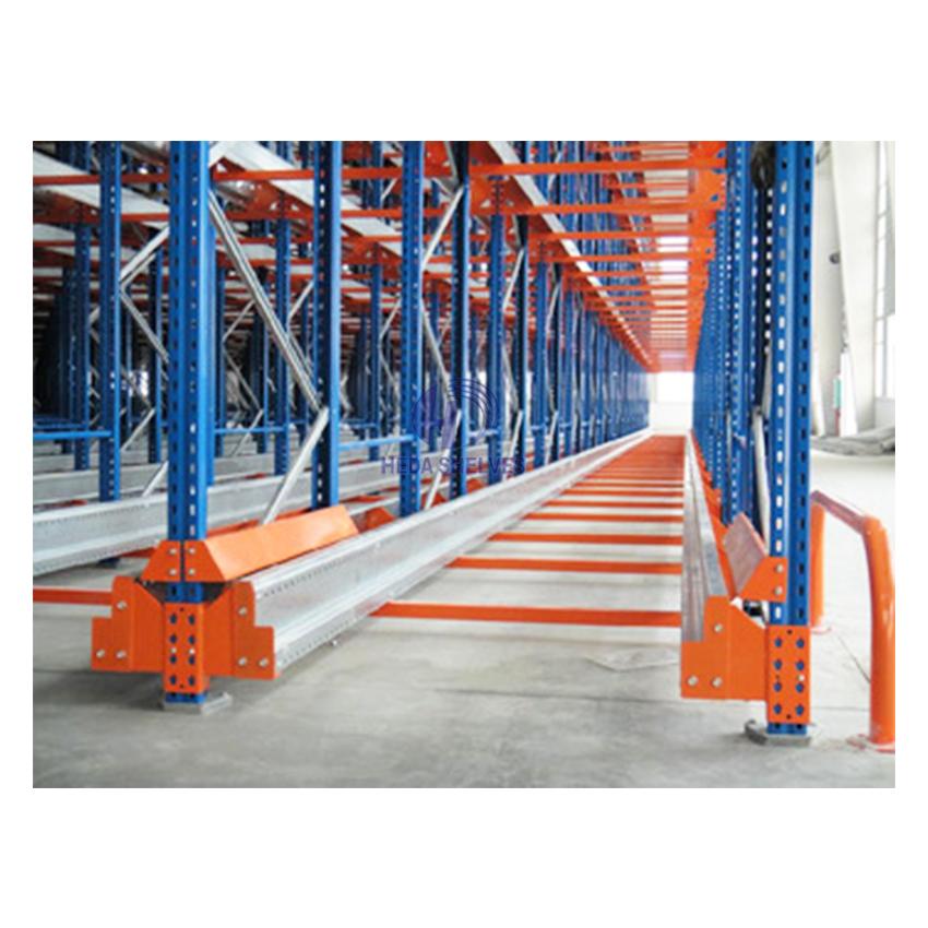 High-Capacity Drive-In Pallet Racking Storage System Drive-Thru Rack for LIFO Pallet Organization Drive in Racking Steel Units