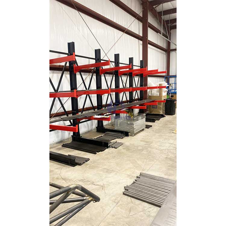 Cantilever Warehouse Rack Setup