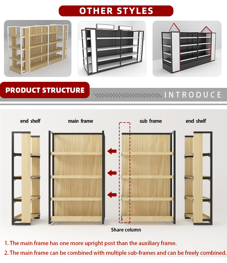 Main frame and auxiliary frame structure
