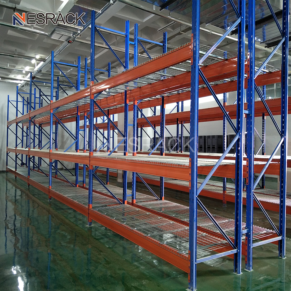 Customized Heavy Duty Factory Warehouse Pallet Rack 1000kg Wire Mesh Decking Galvanized For Pallet Rack