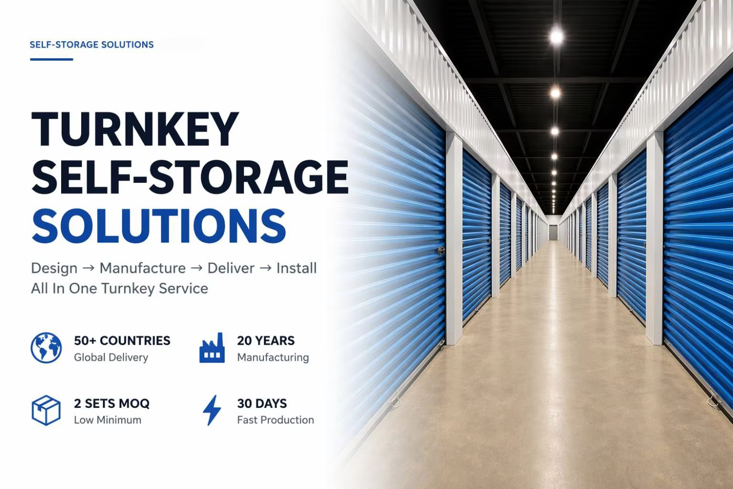 Self Storage Containers Units Business Modular Prefab Galvanized Steel Partition System Indoor Self Storage Unit