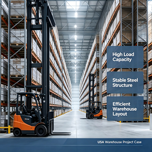 Teardrop Pallet Rack Heavy Duty Storage System
