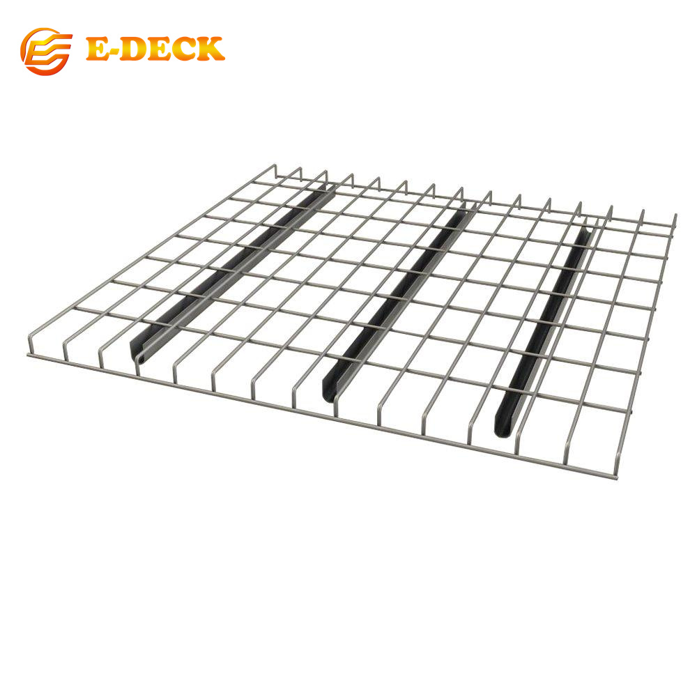 Custom Warehouse Storage Shelves U Channel Wire Mesh Decking For Pallet Racking System