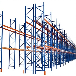Hongxin Blue Orange Steel Multi-Level Heavy-duty Racking Warehouse Powder Coated