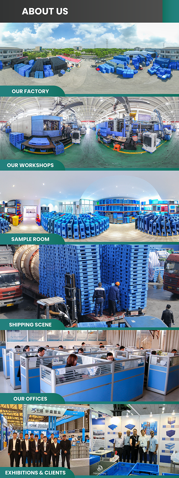 Export shipping pallet application
