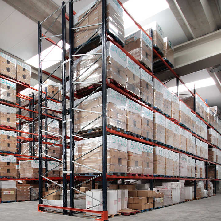 Heavy-Duty Industrial Selective Pallet Rack System Efficient Adjustable Warehouse Racking Bolt Structure for Storage Stacking