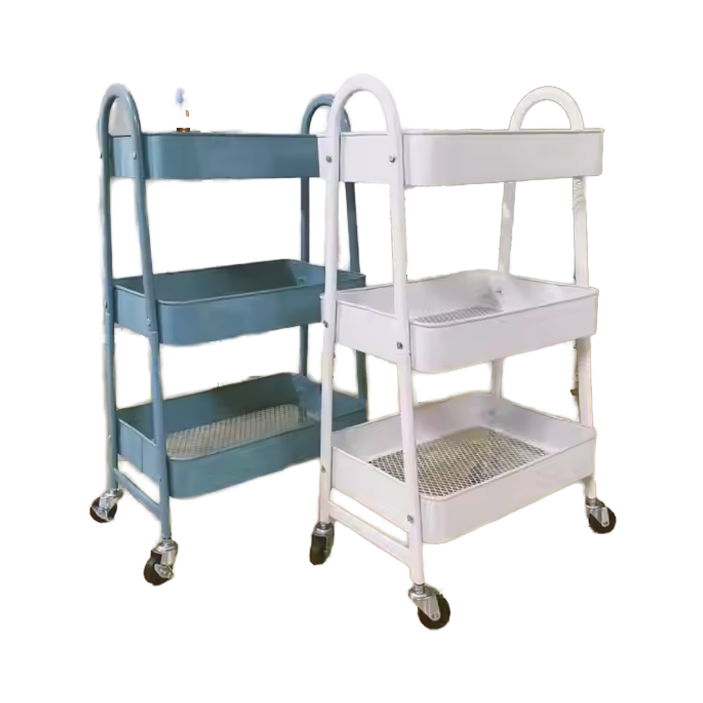 3 Tier Rolling Rack Stainless Steel Kitchen and Bathroom Kitchen Islands &amp; Carts